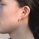 Versatile Sterling Silver Pearl Earrings Light Jewelry