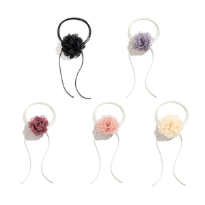 European American Novel Rose Pendant Clavicle Chain Necklace