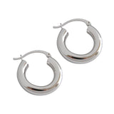 S925 Sterling Silver Metal Ring Earrings