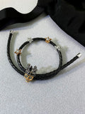 Punk Skull Bracelet Hip Hop Retro Hand Jewelry Hand Rope Men Women