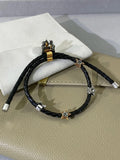 Punk Skull Bracelet Hip Hop Retro Hand Jewelry Hand Rope Men Women