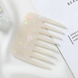 Acetic Acid Sheet Hair Comb Antistatic Leopard Print Wide Tooth Comb
