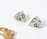 European American 3D Square Ear Clip