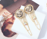 Ancient Rome Coin Ear Clip Jewelry For Woman