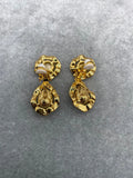 Fashionable Big Stone Ear Clips by European & American Designers