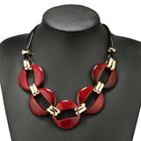 Acrylic Exaggerated Necklace For Women Jewelry Geometric Necklace