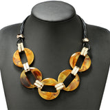 Acrylic Exaggerated Necklace For Women Jewelry Geometric Necklace