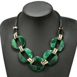 Acrylic Exaggerated Necklace For Women Jewelry Geometric Necklace
