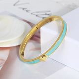 Hand-Painted Glaze Love Bracelet - European & American Jewelry