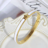 Hand-Painted Glaze Love Bracelet - European & American Jewelry