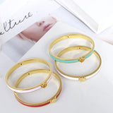 Hand-Painted Glaze Love Bracelet - European & American Jewelry