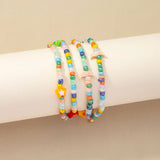 Boho Rice Beads Clavicle Necklace for Women