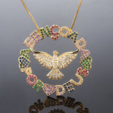 Eagle Pendant Necklace for Women's Clavicle Chain Gift