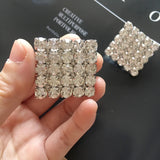 European Style Pearl Crystal Pendant Ear Clip