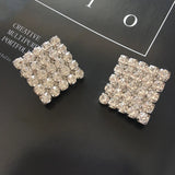European Style Pearl Crystal Pendant Ear Clip