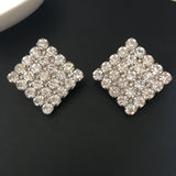 European Style Pearl Crystal Pendant Ear Clip