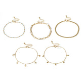 European American Wild Multi-Layer Foot Ornaments Anklets