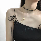 European & American Woven Necklace Adjustable Choker Chain