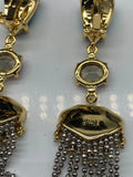 European American Ghosts Stone Tassel Long Ear Clip