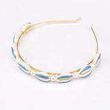 Hand-Woven Holiday Style Seashell Headband