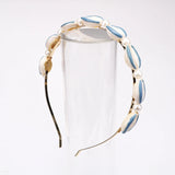 Hand-Woven Holiday Style Seashell Headband