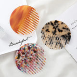 European American Headdress 10.5CM Marble Hair Comb Female