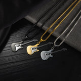 Hip-hop Personality Guitar Pendant Necklace