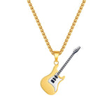 Hip-hop Personality Guitar Pendant Necklace