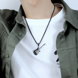 Hip-hop Personality Guitar Pendant Necklace