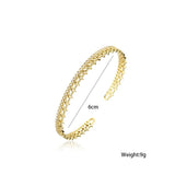 18K Plated Zircon Geometric Bracelet