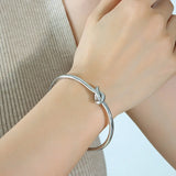 European American INS Personality Thick Thin 18K Plated Bracelet