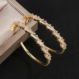 European American Hot Single Hoop Earrings Women Light Beach Jewelry
