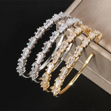 European American Hot Single Hoop Earrings Women Light Beach Jewelry