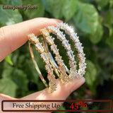 European American Hot Single Hoop Earrings Women Light Beach Jewelry