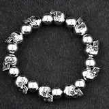 Retro Punk Skull Bracelet Men's Gothic Jewelry