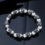 Retro Punk Skull Bracelet Men's Gothic Jewelry