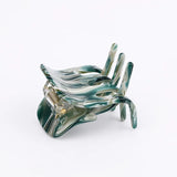 Small Retro Leopard Print Hair Claws for Women