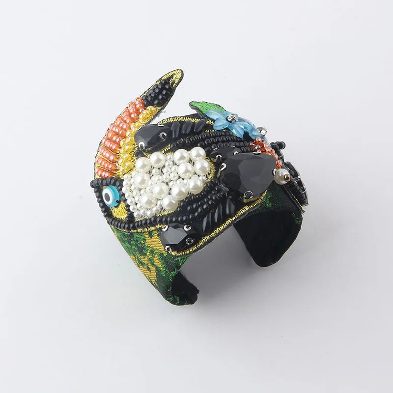 Baroque Rhinestone Bracelet for Women