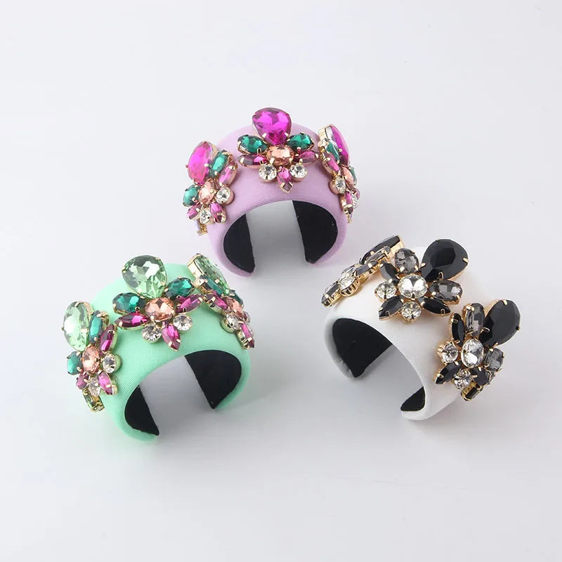 Baroque Rhinestone Bracelet for Women