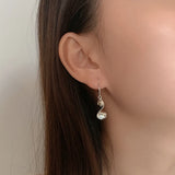 925 Sterling Silver Tassel Earrings Twisted Rotating Long Creative Earrings