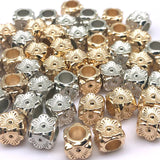 European Bead Big Hole bead 8mm 50/100pcs Flower CCB Beads Spacer
