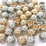European Bead Big Hole bead 8mm 50/100pcs Flower CCB Beads Spacer