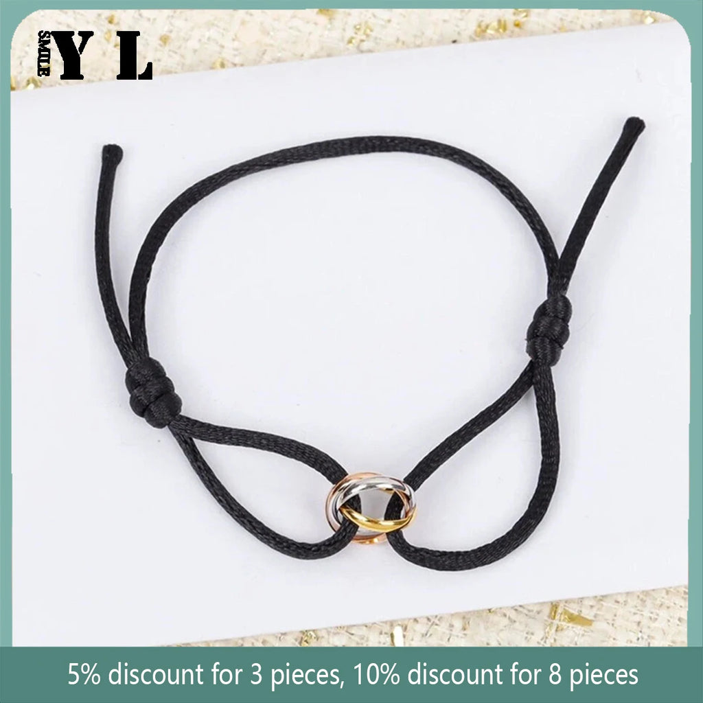 925 Silver Three Ring Bracelet - Anniversary Gift