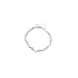 Heart Zircon Bracelet 925 Sterling Silver Girlfriends Gift