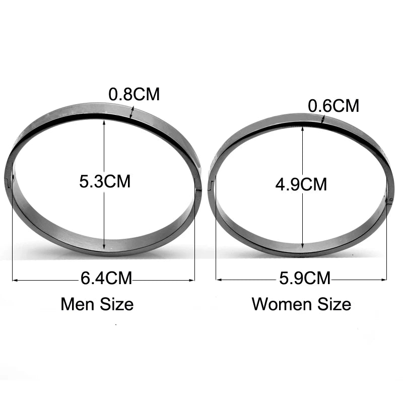 European Style Couple Bracelet Stainless Steel Jewelry