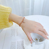 316L Stainless Steel Bracelet Chain Heart Charm for Women