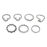 European Styler0766 Metal Wind Ring Set