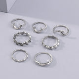 European Styler0766 Metal Wind Ring Set