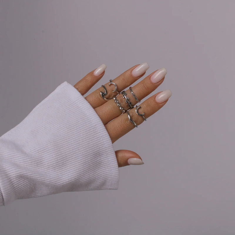 European Styler0766 Metal Wind Ring Set