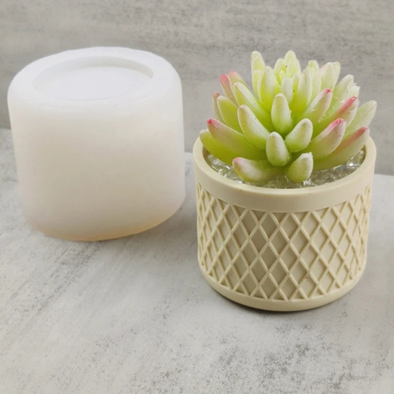 European Style Flowerpot Storage Mold for DIY Home Decor